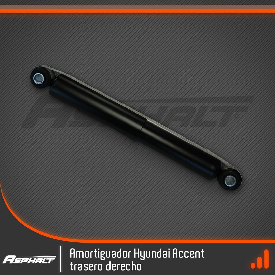 Amortiguador hyundai accent trasero derecho
